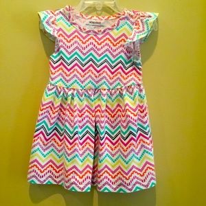 WONDERKIDS Size 2 Little Girls Colorful Dress